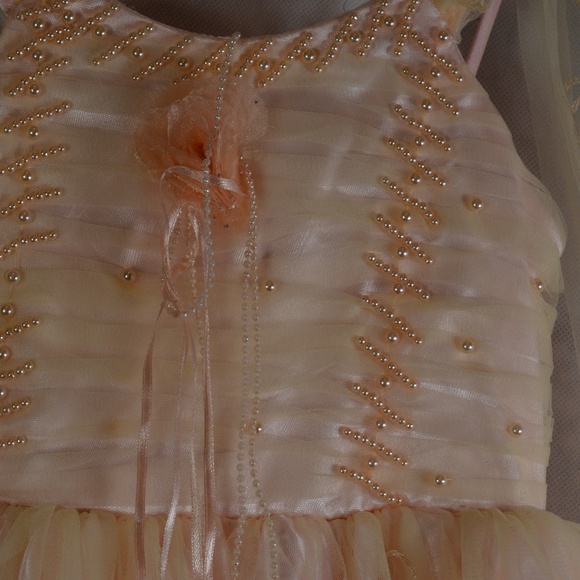 Thy Thy Peach Dress SZ 6 - Picture 7 of 10